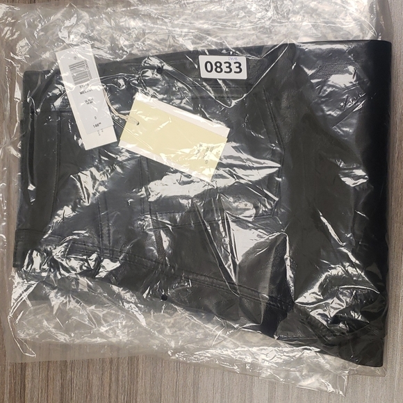 Aritzia Wilfred The Melina Pant High Waisted Vegan Leather Classic Length - Picture 5 of 6